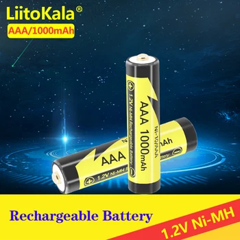1-40 бр LiitoKala Ni-10/ААА 1,2 НА 1000 mah AAA NiMH акумулаторна батерия Подходяща за детски играчки, мишки, електронни везни, мишки и т.н.