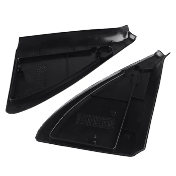 Черно ABS, 1 Чифт Облицовки на Врати огледало, Определяне на Триъгълна лента, Подходящ за Golf -Jetta -GTI GLI MK2 191837993