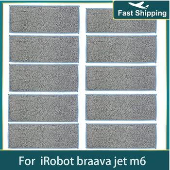 Миещи се уплътнения за почистване, Подмяна на прахосмукачка iRobot Braava Jet M6 Многократна употреба тампони за мокро и сухо почистване