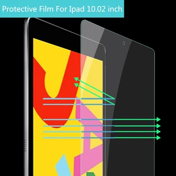 Подходящ е за нов модел на Apple iPad 10.2 инча, закалена на филма с извит край, HD филм за iPad Ccreen твърдост 9H