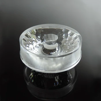 #IMEF-43.42 Висококачествена led оптична леща, COB, леща, Размер 43,42x21 мм, 50 градуса, Чиста повърхност, Материал PMMA