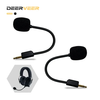 DEERVEER, 1 бр. сменяеми слот микрофон, свалящ се микрофон стойка за слушалки Razer BlackShark V2 V2 Pro, V2 SE, X V2