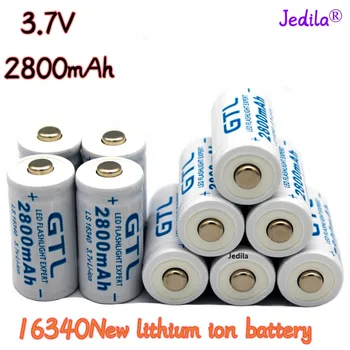 2800 mah 3,7 В ICR16340 литиево-йонна акумулаторна батерия cr123a lithium CR123B за лазерна писалка с led светкавица