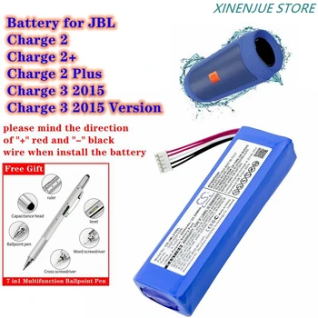 Батерия за динамиката на 6000 mah GSP1029102R P763098 за JBL Charge 2 +, Charge 2 Plus, Charge 3 2015, Charge 3 (версия 2015 2), Charge 2