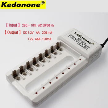 Kedanone-cargador KDN-C18 de 8 ranuras, cargador de batería recargable inteligente, AA/AAA, Ni-MH/ni-cd