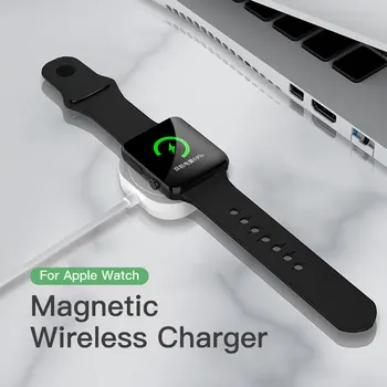 Магнитна Преносима Безжична зарядно устройство ще захранване на Поставка За Apple Watch, Зарядно устройство, Кабел За Зареждане на iWatch Iphone Watch Серия 6 5 4 3 2 Applewatch
