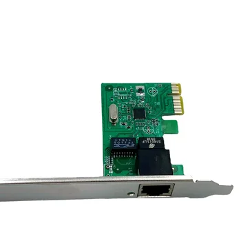 Однопортовая мрежова карта Gigabit Ethernet PCI-E RTL8111, настолен компютър с двоен плат, RJ-45, без шофьор