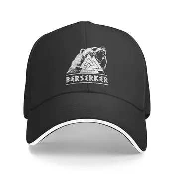 Нова изработени по поръчка бейзболна шапка Odin's Special Warrior Bear За жени и мъже, дишаща шапка на татко-викинга, Берсеркера, градинска