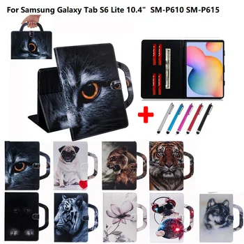 За Samsung Galaxy Tab S6 Lite Калъф 10,4 2020 P610 P615 Преносим Модерен калъф за таблет Galaxy Tab S6 Lite SM-P610 SM-P615 Etui