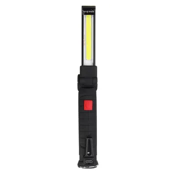 1бр Преносими Led Работна Лампа Акумулаторна батерия USB Фенерче Магнитен COB Lanterna Факел Окачен на Кука, Лампа за Директна Доставка