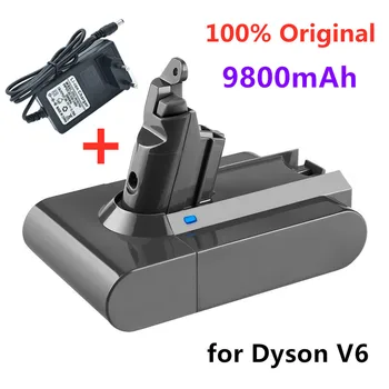 21,6 V 9800 mAh Литиево-йонна Батерия за Дайсън V6 DC58 DC59 DC62 DC74 SV09 SV07 SV03 965874-02 Батерия за Прахосмукачка L30 + зарядно устройство