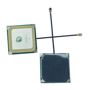GPS антена JINYUSHI 10 см ГНСС активна керамика антена 30 db 28*28*8.5 мм IPEX U. fl вътрешна за 3G, 4G модем