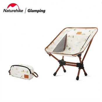 Naturehike Mini Moon Chair Детски походный портативен сгъваем стол за пикник, столче за барбекю, лек шезлонг