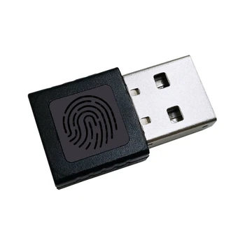 2X Модул, четец за пръстови отпечатъци Mini USB четец за пръстови отпечатъци, USB за Windows 10 11 Здравей биометрични ключ за безопасност