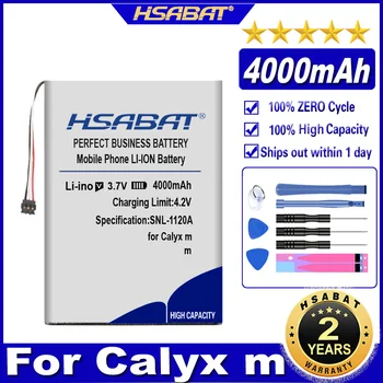 Батерия HSABAT 4000 mah батерии за Calyx m