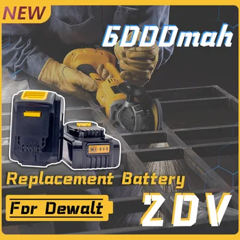 Акумулаторна литиево-йонна батерия 20V 6.0 Ah DCB200 за DeWalt MAX XR DCB205 DCB201 DCB203 Power Tool Batteries батерия 18650