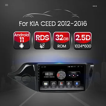 Android 11 2 GB + 32 GB Автомобилен Мултимедиен GPS Навигация Радиоплеер За Kia ceed е JD 2012 2013 2014 2015 2016 Управление на Волана Колело