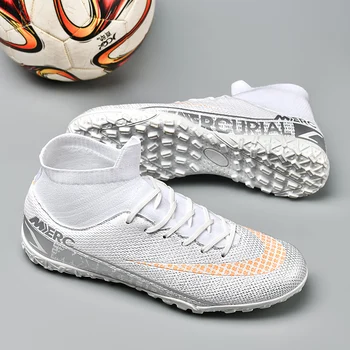 Нови мъжки свръхлеки футболни обувки, ботильоны, висококачествени спортни футболни обувки TF/FG, професионални футболни обувки за вратаря, Пасище