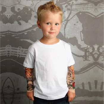 Тениски с татуировки за момчета, детски блузи с дълъг ръкав от 100% памук, Детски дрехи в стил Хип-Поп, Детски тениски, Джърси, Градинска дрехи за момичета