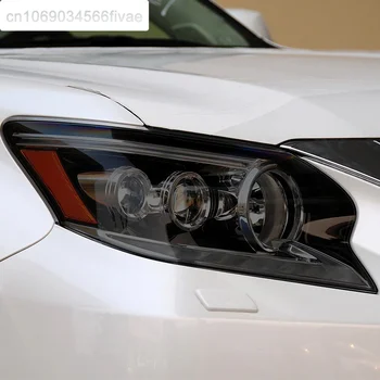 Защитно фолио за фарове, предни светлина, прозрачен опушен-черен етикет от TPU за Lexus GX GX460 2014-2020 Аксесоари