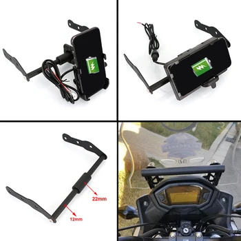 Притежател на мобилен телефон на мотоциклет за HONDA CB500X CB 500X 2016-2019 + Комплект аксесоари за закрепване на GPS-навигатор