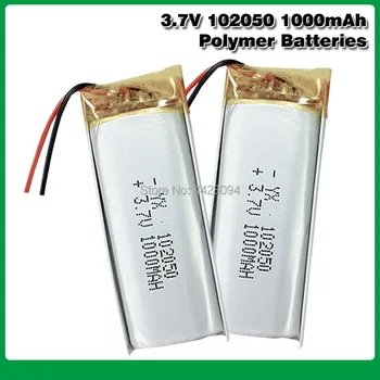 3,7 1000 mah Литиево-Полимерна Акумулаторна Батерия Li-Po 102050 литиево-йонни батерии Липо За Bluetooth говорител LWH 50*20*10 мм