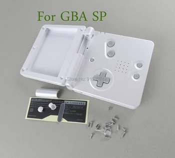 5 компл./лот преносимото пълно тяло, обвивка със стикер за Nintend Gameboy Advance SP, калъф за игралната конзола GBA SP,