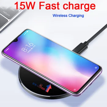 15 Вата Qi Бързо Зареждане на вашата Безжична USB Бързо Зарядно, батерия от 5 W 7,5 W 10 W За iPhone 8 11 X XR XS Max Samsung Note 10 9 S8 S10 Huawei