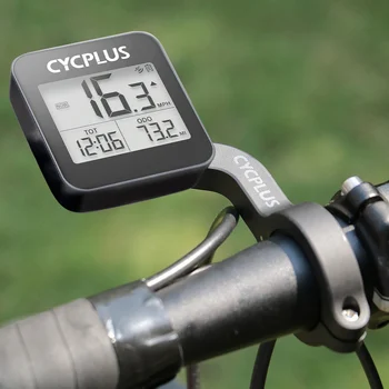 Безжичен GPS велокомпьютер с притежателя на IPX6 Водоустойчив велосипеден скоростомер, километраж, хронометър, Аксесоари за Велосипеди