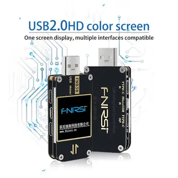 FNIRSI L40 измерване на ток и напрежение USB тестер QC4 + PD3.0 2.0 П.П. Протокол за бързо зареждане капацитет Тест