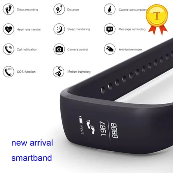 2017 най-Новият смарт гривна Монитор на сърдечната честота SmartBand гривна Bluetooth 4.0 тракер активност подкрепа denish шведски език