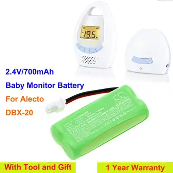 Greenbattery700 mah батерия за бебефони и радионяни P002000, AA850 за Alecto DBX-20