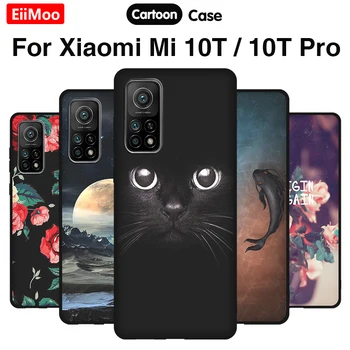 EiiMoo Силиконов Калъф За телефон Xiaomi Mi 10T Pro 5G Case Модерен Cartoony Тънък Мек Калъф За Xiaomi Mi10T 10TPro 5G Покритие на Корпуса