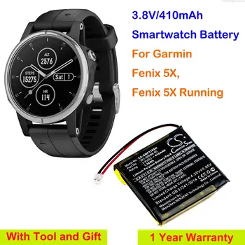 GreenBattery410mAh батерия за умни часовници на Garmin Fenix 5X, Fenix 5X Running