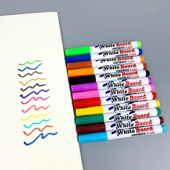 Цветни маркери, течен тебешир, дръжки за учебната офис дъска, черна дъска