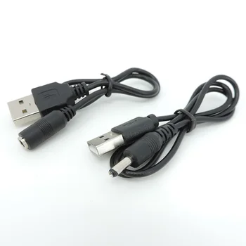 Включете A USB 2.0 към конектора за захранване на dc 1,35 x 3,5 мм кабел-удължител за постоянен ток, кабел за зареждане