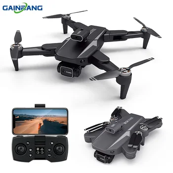H5 GPS Drone 8K HD с двойна камера, Wifi FPV, въздушна фотография, избягване на препятствия, Бесщеточный Мотор, Хеликоптер, Сгъваема Радиоуправляеми Квадрокоптер