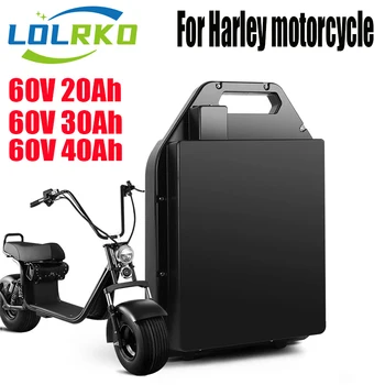 Батерия 60V40Ah 16S 18650 за електрически скутер Harley Може да се използва за електрически велосипедни скутери с мощност по-долу 1800 W, ЕС, САЩ внасят