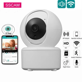 ICSEE Wifi Камера 4MP следи бебето Безжична Куполна IP Камера Двупосочна Аудио С Инфрачервен Откриване на Движение Камера за Сигурност С Превръщането Наклон