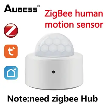 Zigbee 3.0 Sasha Mini Smart Human Motion детектор за движение на тялото Инфрачервен сензор PIR детектор Smart Life Домашна сигурност