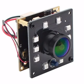 Fisheye IR LED дневен и нощен USB инфрачервена камера за сигурност 720P за дома и офиса, колата или камиона система за видеонаблюдение с радионяней