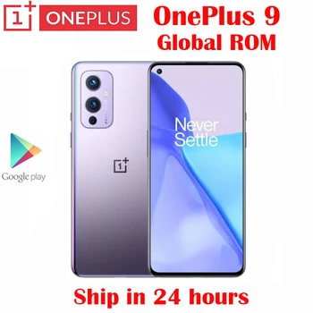Новият Официален оригинален мобилен телефон Oneplus 9 5G Snapdragon888 6,55 инча AMOLED с честота на опресняване 120 Hz 50 Mp 4500 mah 65 W, светкавица, зареждане на NFC