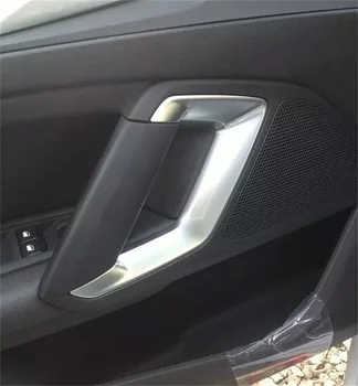 За 2014 2015 г. Peugeot 408 ABS Хромирана Вътрешна Дръжка на Предна Врата, Парапет, Литьевая Украса, Аксесоари За Стайлинг на Автомобили, 2 бр./компл.