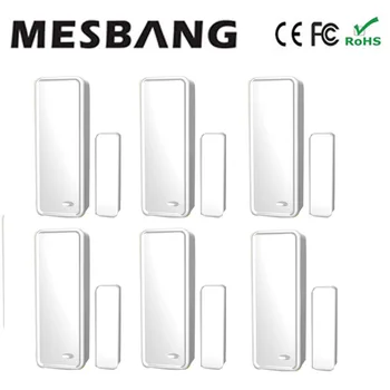 Mesbang безжичен вратата сензор, прозорец, врата детектор, сензори 433 Mhz за GB09 wifi gsm аларма, безплатна доставка