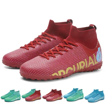 Футболни обувки, мъжки футболни обувки с тревата, висококачествени детски футболни обувки Ag Tf, футболни обувки за момчета, детски обувки за тренировки на открито
