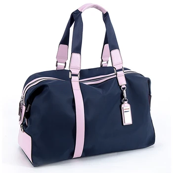 Синя светлина и голям пътна преносима чанта през рамо за голф, женствена чанта за дрехи
