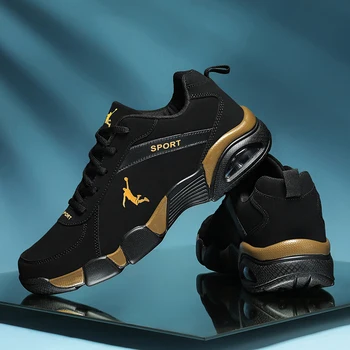 Новост 2023 г., мъжки баскетболни обувки на въздушна възглавница, дишаща модерни спортни обувки за улицата, Леки маратонки за мъже, обувки за тренировки