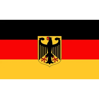 90x150 см Флаг с националната емблема на Германия за украса