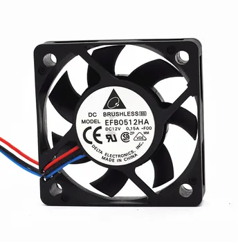 Оригинален Delta 5010 EFB0512HA 12V 0.15 A 5 см двухшаровый вентилатор за процесора, скорост на вентилатора е Подходящ за охлаждане на шасито, cpu охладител и т.н., овк
