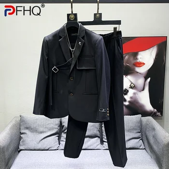 PFHQ 2023, нишевый дизайн, корейски модни костюми, мъжки ежедневни елегантни модни якета, комплекти висококачествени мъжки облекла, Безплатна доставка, Новост